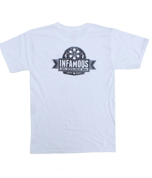 MENS WHITE – T SHIRT – Infamous Brewing Store